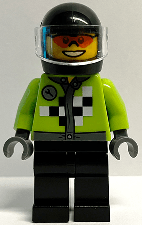 LEGO LEGO Brand Store Male Race Car Driver (tls122) Promotional Minifigure