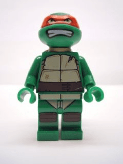 LEGO Raphael Gritted Teeth Looking Up (tnt008) Teenage Mutant Ninja Turtles Minifigure