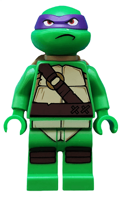 LEGO Donatello Frown (tnt019) Teenage Mutant Ninja Turtles Minifigure