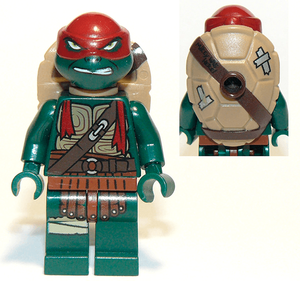 LEGO Raphael Gritted Teeth (Movie Version) (tnt045) Teenage Mutant Ninja Turtles Minifigure