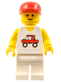 Trucker - White Legs, Red Cap