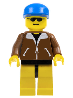 LEGO Jacket Brown (trn020) minifigure