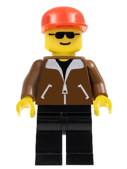 LEGO Jacket Brown (trn021) minifigure