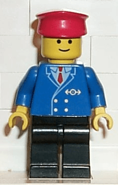 LEGO Railway Employee 1 (trn045) Trains Minifigure