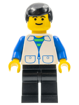 LEGO Suit with 2 Pockets White (trn094) minifigure