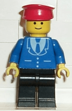 LEGO Suit with 3 Buttons Blue (trn099) Town / City Minifigure