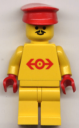 LEGO LEGO Loco Super Station Master (trn102) Trains Minifigure
