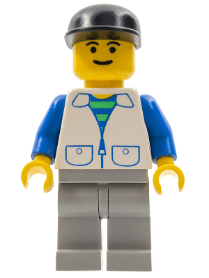 LEGO Suit with 2 Pockets White (trn104) Town / City Minifigure