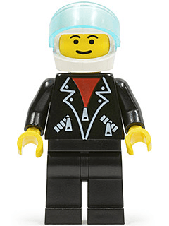 LEGO Leather Jacket with Zippers (trn108) minifigure