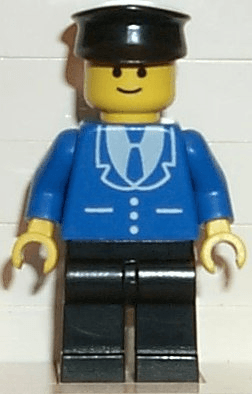 LEGO Suit with 3 Buttons Blue (trn114) minifigure