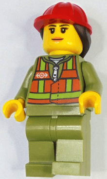 LEGO Train Worker (trn246) Trains Minifigure
