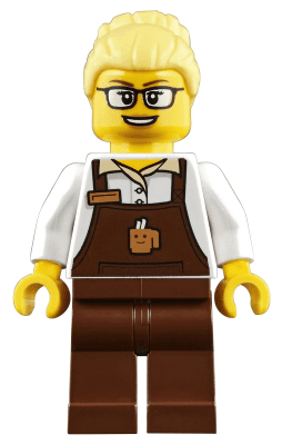 LEGO Barista (trn249) Town / City Minifigure