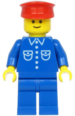LEGO Shirt with 6 Buttons (trn252) Trains Minifigure