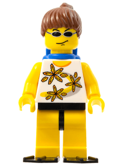 LEGO Yellow Flowers (twn063a) minifigure