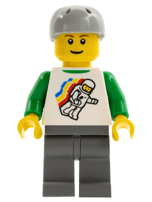 LEGO Classic Space Minifigure Floating Pattern Sports Helmet (twn113) Town / City Minifigure
