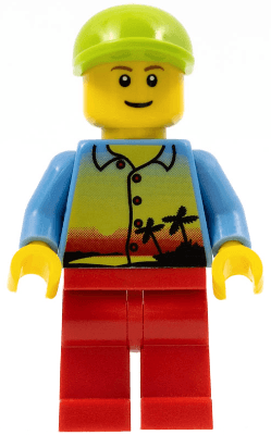 LEGO Sunset and Palm Trees (twn118) Town / City Minifigure