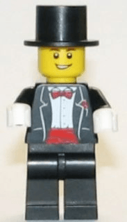 LEGO Groom with Top Hat (twn144) minifigure