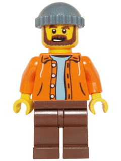 LEGO Truck Driver / Ride Operator (twn202) Town / City Minifigure