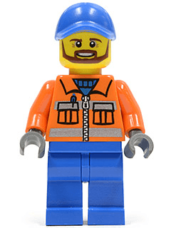 LEGO Construction Worker (twn231) minifigure