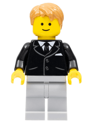 LEGO Bank Secretary (twn252a) Town / City Minifigure