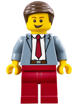 LEGO Office Worker (twn278) Town / City Minifigure