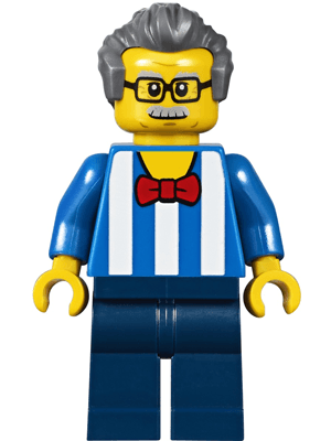 LEGO Carousel Ticket Vendor (twn292) Town / City Minifigure