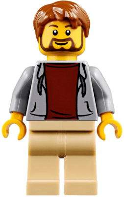 LEGO Camper Hooded Sweatshirt (twn307) Town / City Minifigure