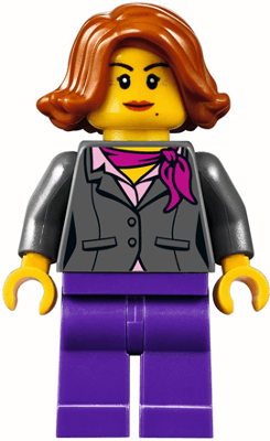 LEGO Manager Dark Purple Legs (twn311) Town / City Minifigure