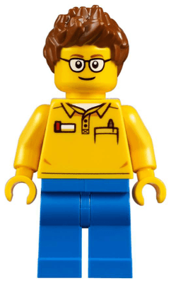 LEGO Coaster Operator Male (twn318) minifigure