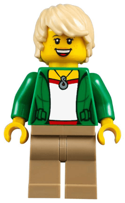 LEGO Cheerful Rider (twn324) Town / City Minifigure