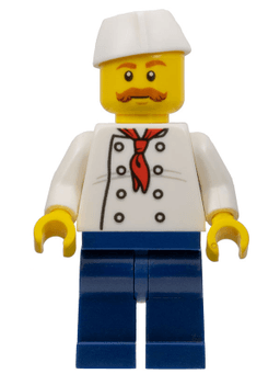 LEGO Confectioner with Moustache (twn340) minifigure