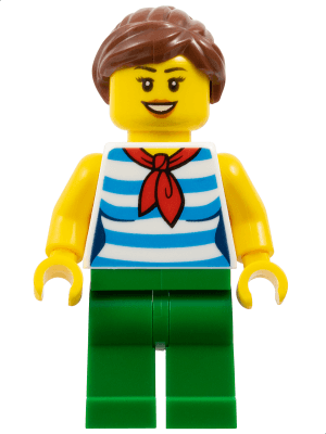 LEGO Fairground Carousel Rider (twn377) Town / City Minifigure