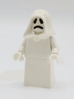 LEGO Ghost with White Hood and White Lower Body Skirt (twn392) minifigure
