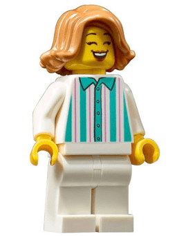 LEGO Donut / Doughnut Shop Clerk (twn403) minifigure