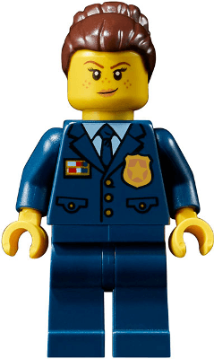 LEGO Police Officer Female (twn406) Town / City Minifigure