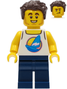 LEGO Surfer (twn407) minifigure