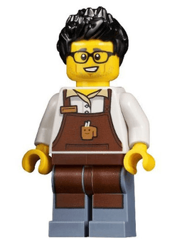 LEGO Coffee Vendor (twn423) minifigure
