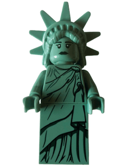 LEGO Lady Liberty (twn443) minifigure