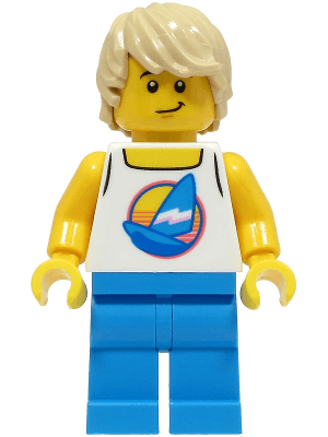 LEGO Beach Tourist (twn461) Town / City Minifigure