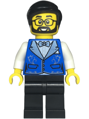 LEGO Hotel Receptionist (twn472) Town / City Minifigure