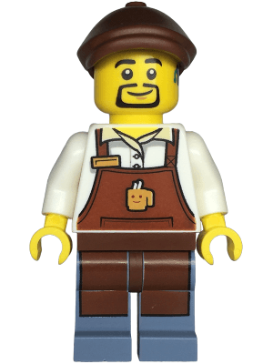 LEGO Barista (twn473) Town / City Minifigure
