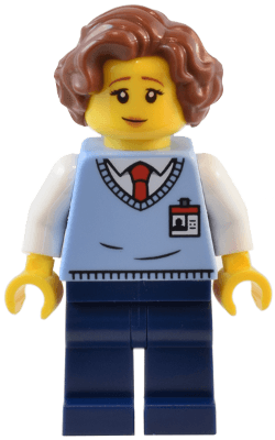 LEGO Natural History Museum Employee (twn484) Town / City Minifigure