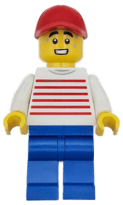 LEGO Retro Food Truck Vendor (twn493) Town / City Minifigure