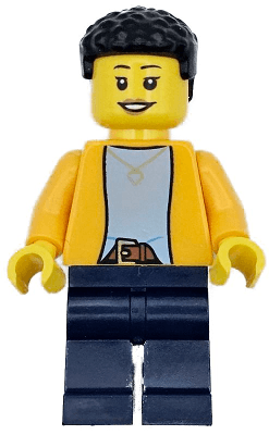 LEGO Retro Food Truck Customer (twn494) Town / City Minifigure