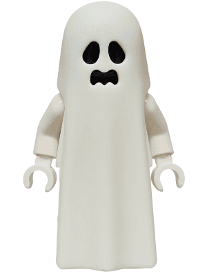 LEGO Ghost with Wavy Mouth (twn529) Town / City Minifigure