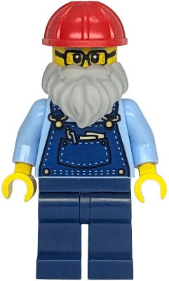 LEGO Shopping Street Plumber (twn535) Town / City Minifigure