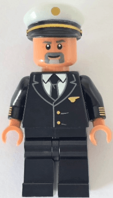 LEGO Pan Am Pilot (twn544) Town / City Minifigure