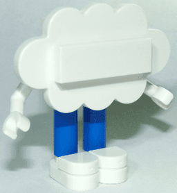 LEGO Cloud Guy without Sticker (twt010) minifigure