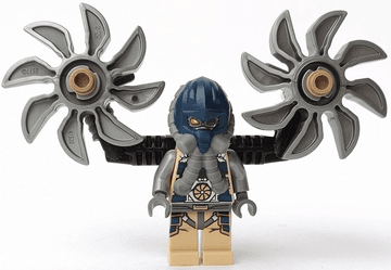LEGO Psyclone with Parachute Backpack and Attachments (uagt008) Ultra Agents Minifigure
