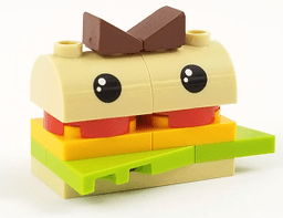 LEGO Burger Person (uni12) minifigure